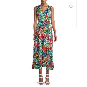 Calvin Klein Floral Midi Dress